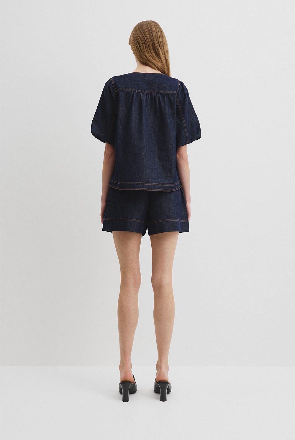 Trapeze Denim Top