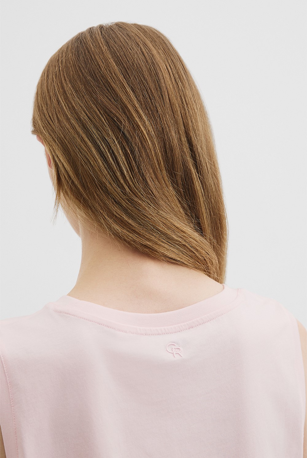 Australian Cotton Relaxed Crew Tank