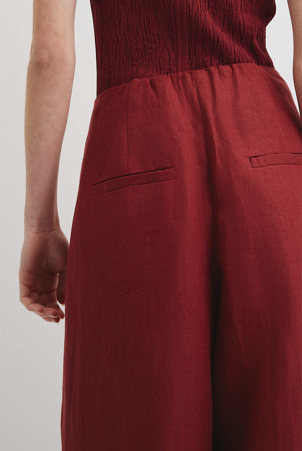 Linen Panel Pant