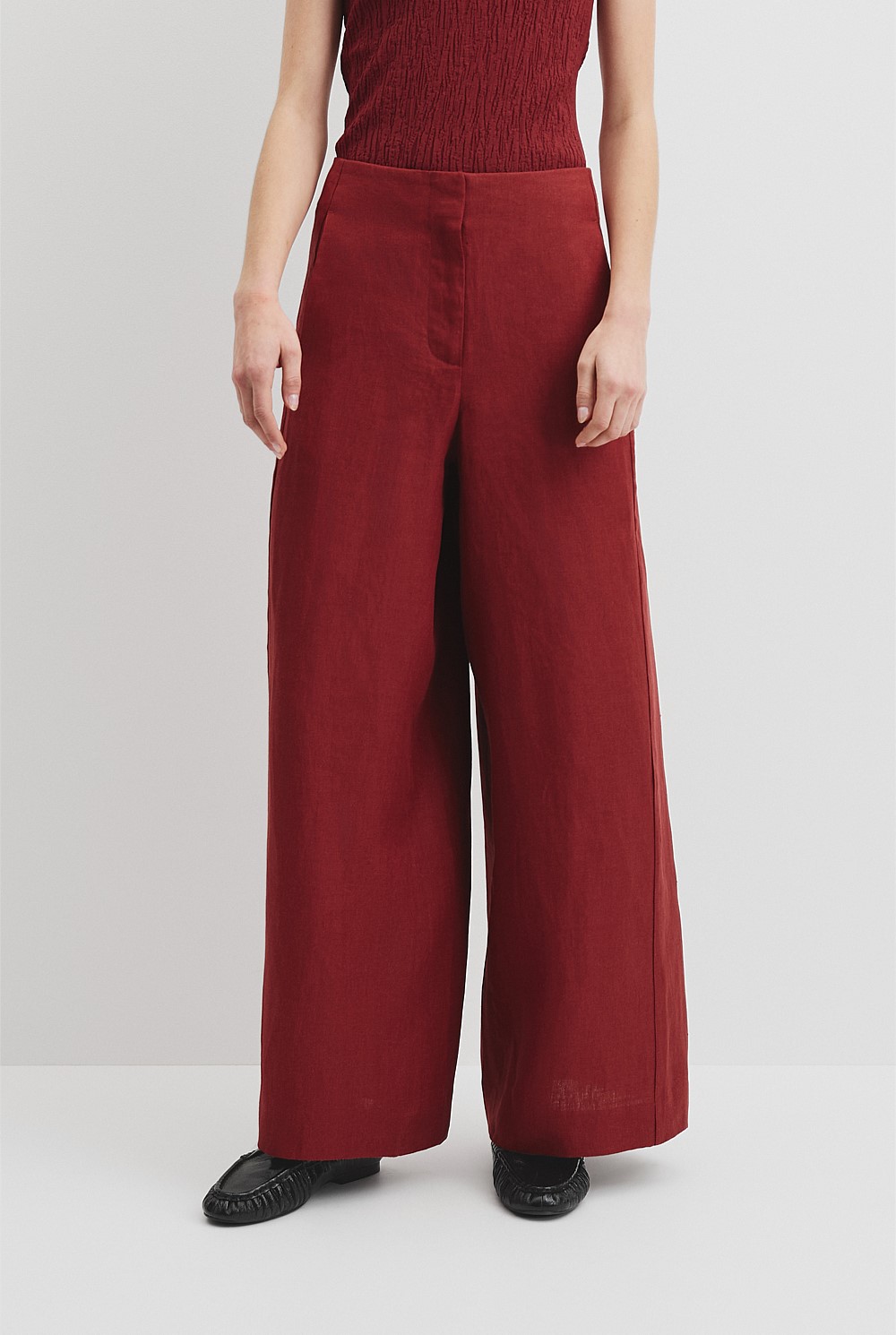 Linen Panel Pant
