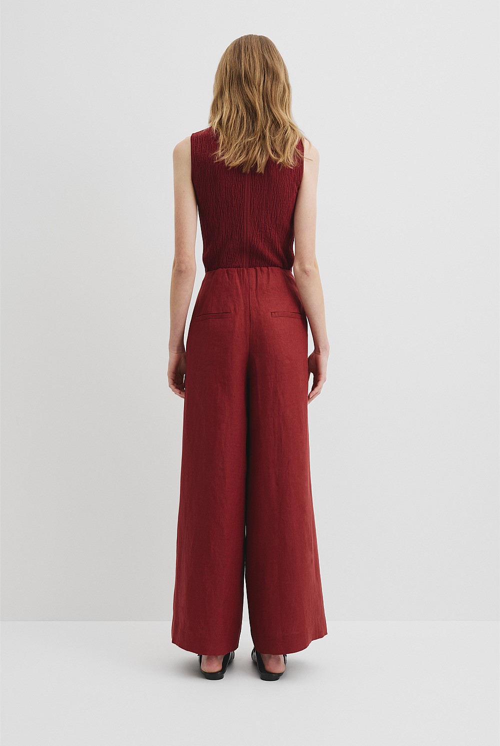 Linen Panel Pant