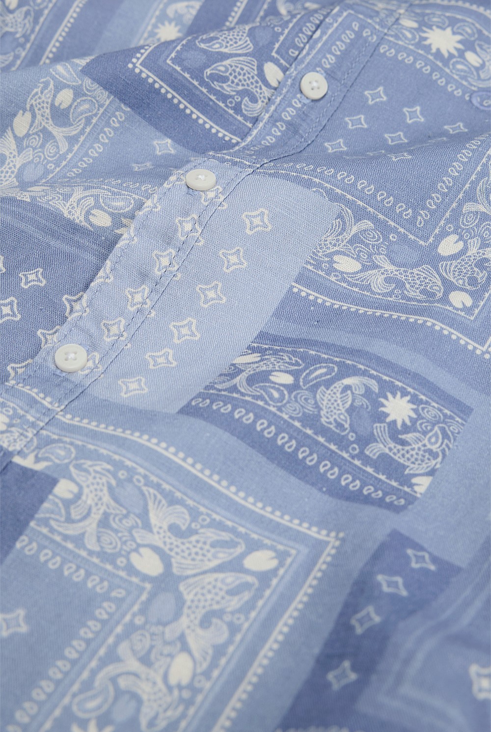 Patch Paisley Shirt