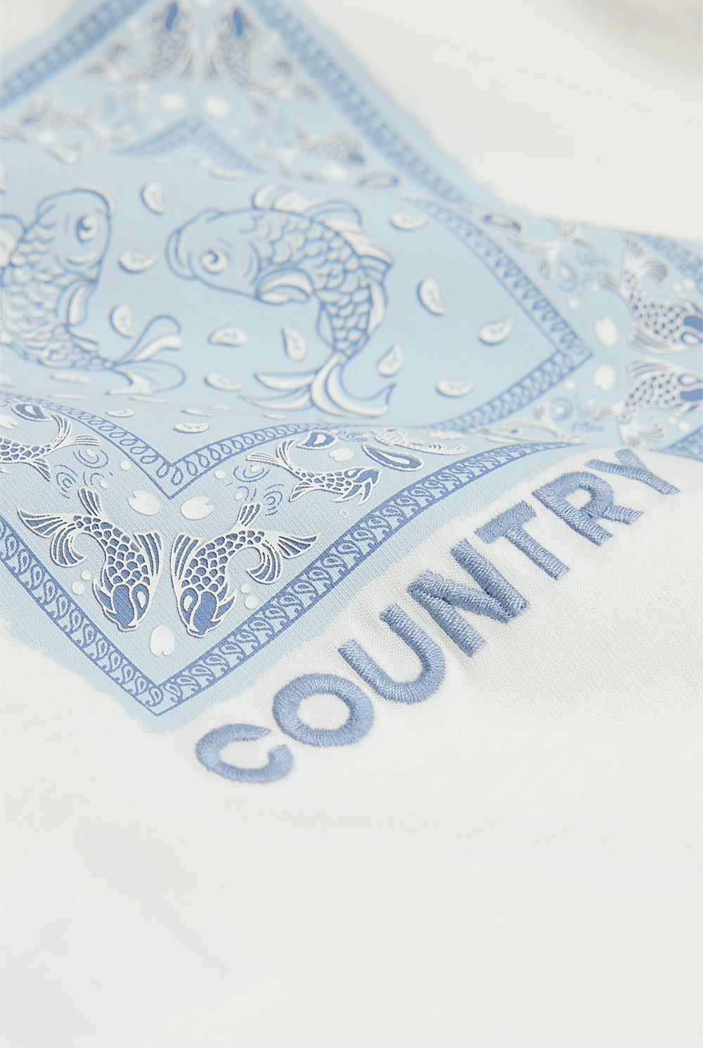 Paisley Print Oversized T-Shirt