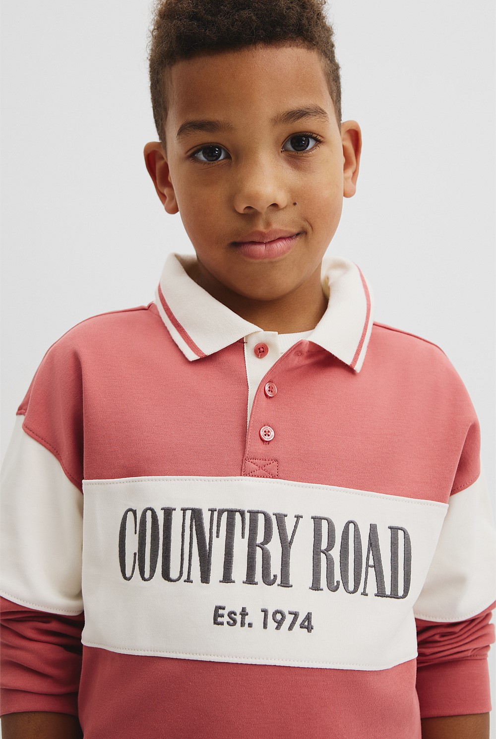 Organically Grown Cotton Stripe Rugby Top