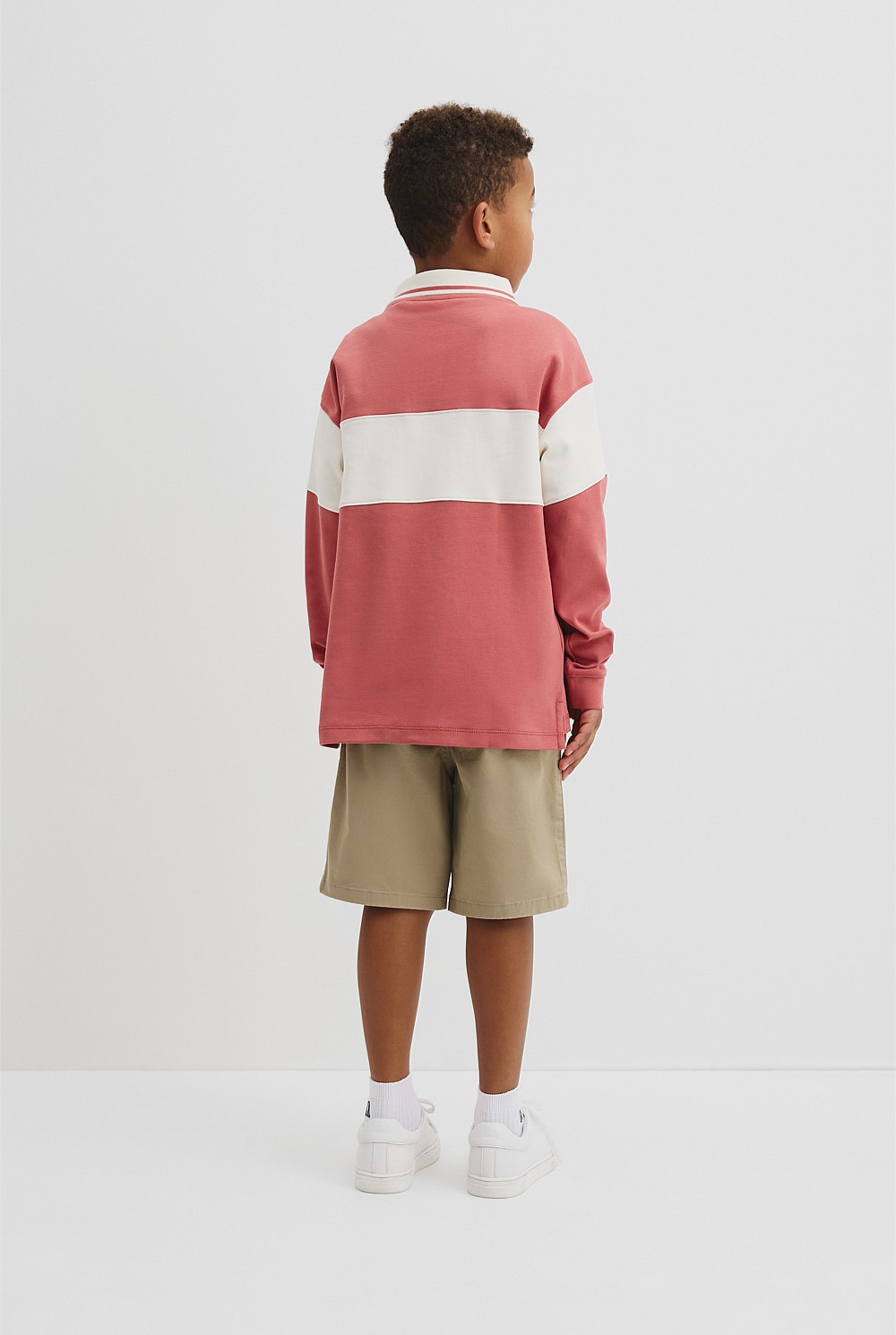 Organically Grown Cotton Stripe Rugby Top