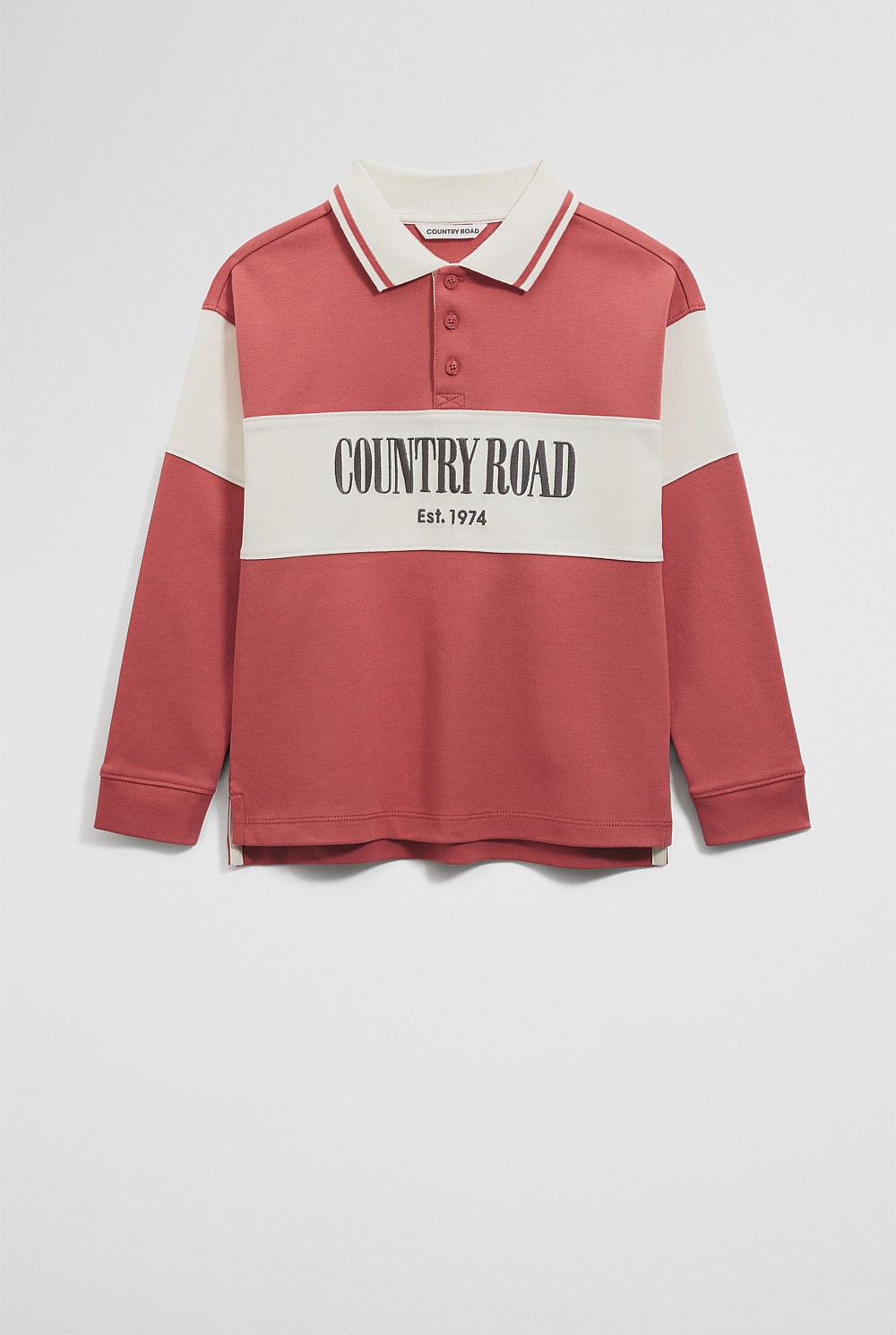 Organically Grown Cotton Stripe Rugby Top