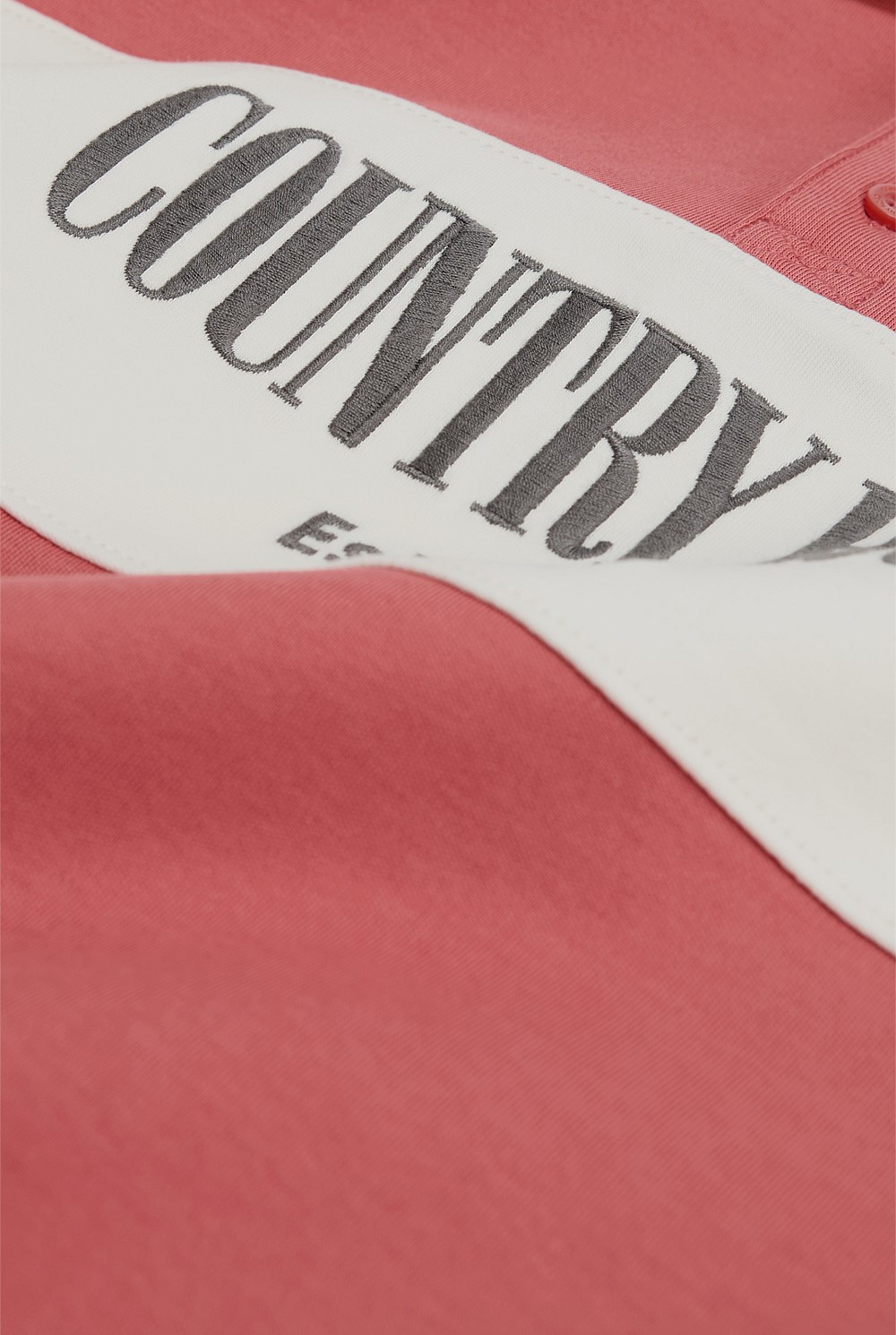 Organically Grown Cotton Stripe Rugby Top