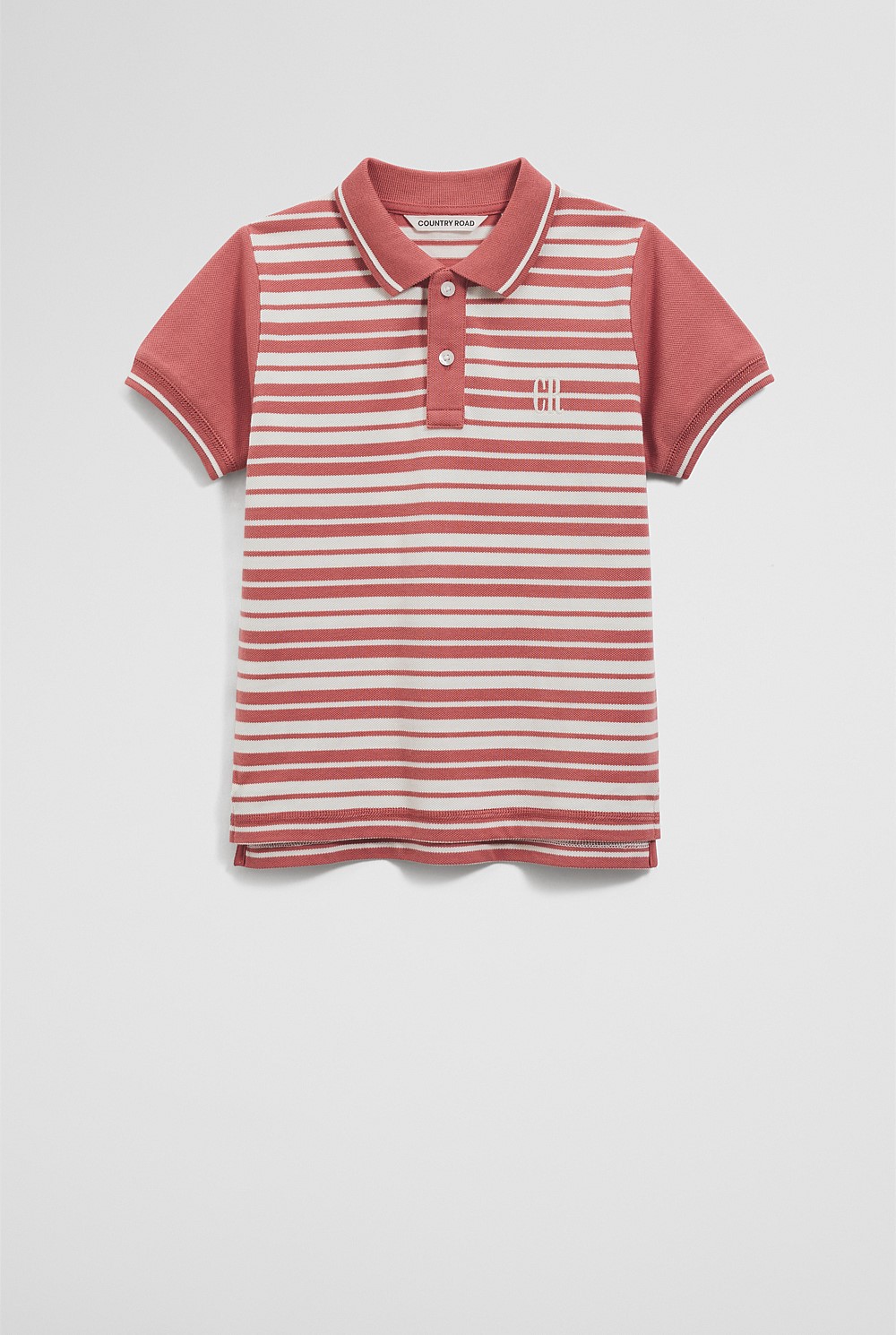 Organically Grown Cotton Country Road Logo Polo Shirt