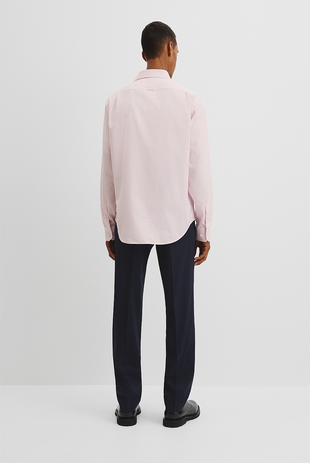 Regular Fit Gingham Travel Shirt