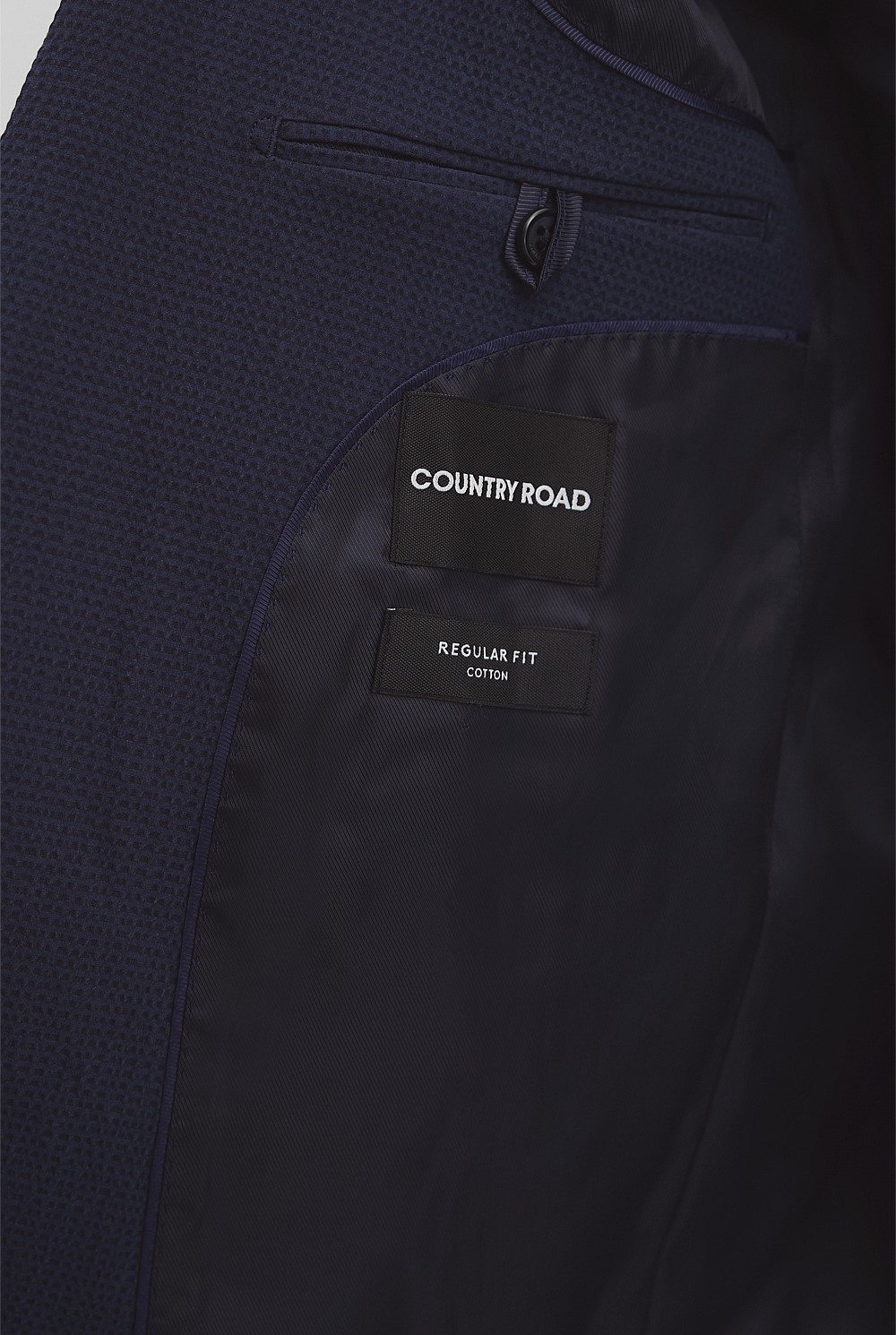 Seersucker Single Breasted Jacket