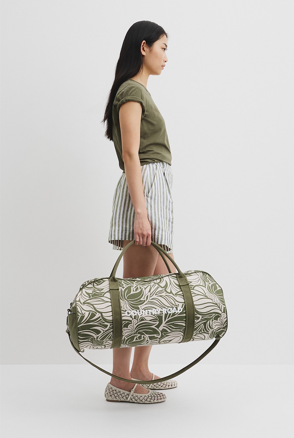 Australian Cotton Tropical Logo Tote