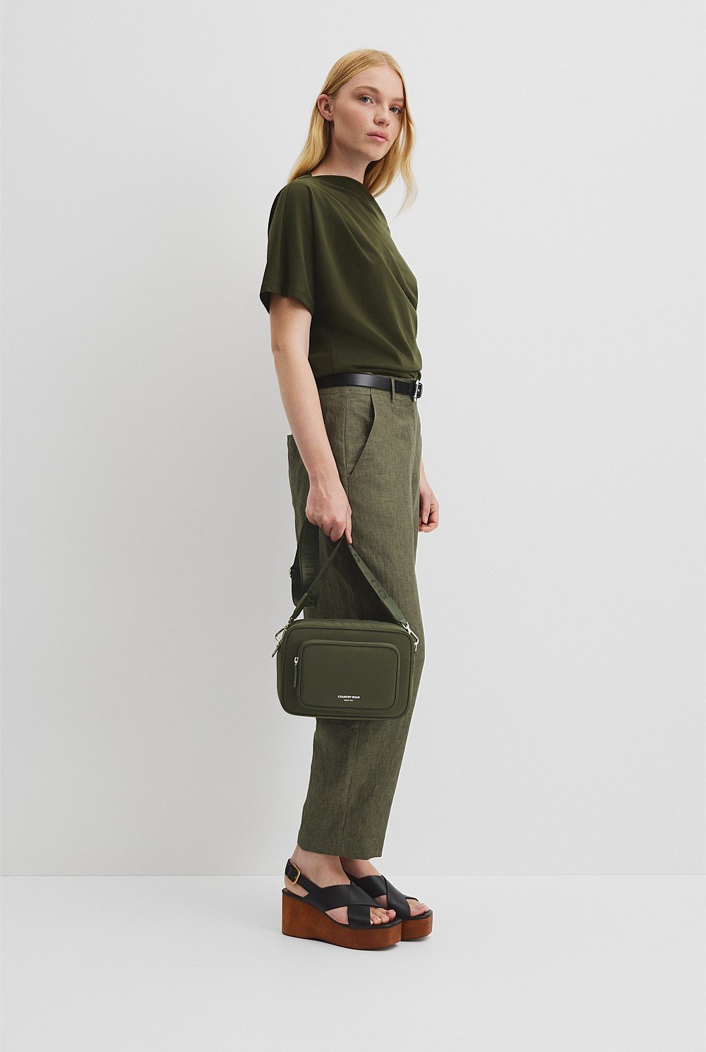 Recycled Polyester Soft Crossbody Bag