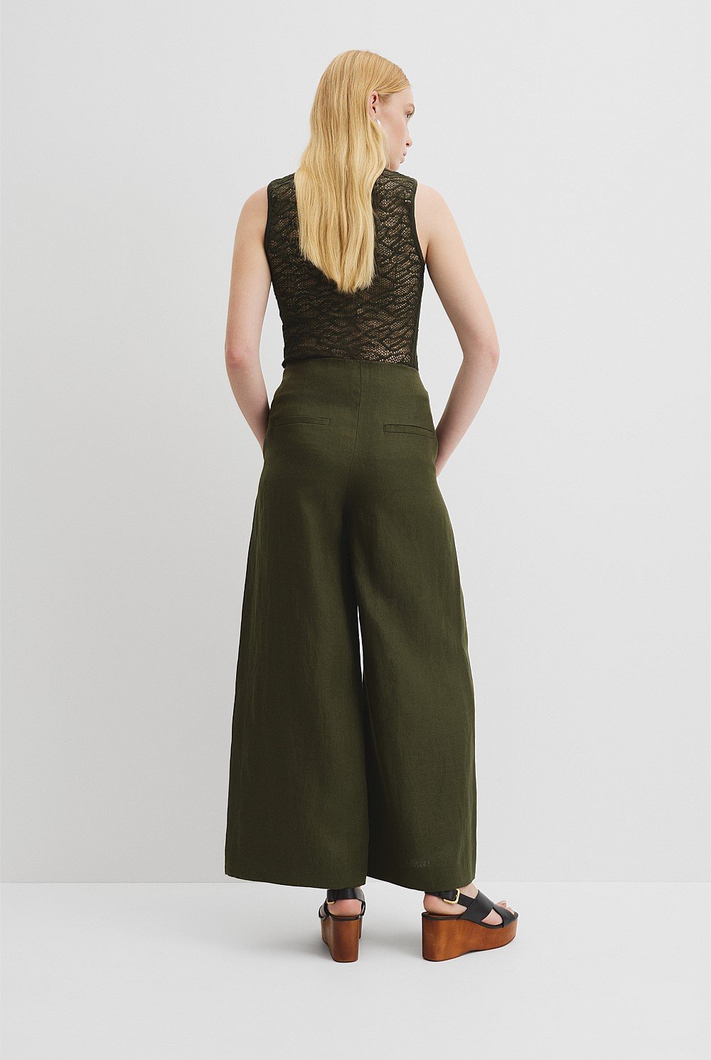 Linen Panel Pant