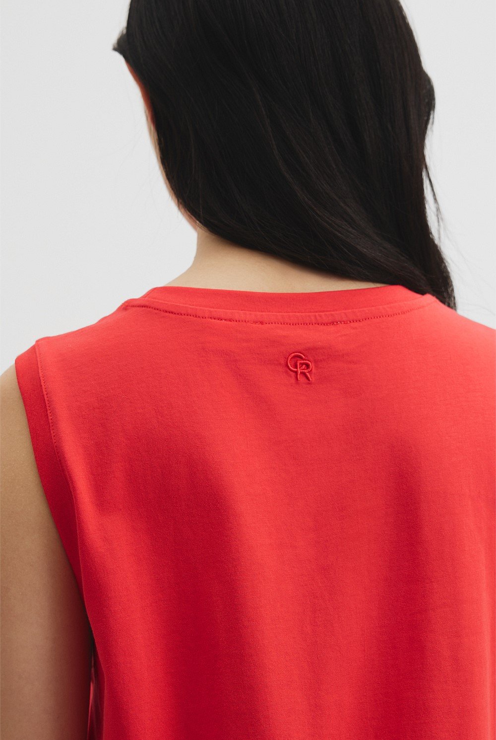 Australian Cotton Relaxed Crew Tank