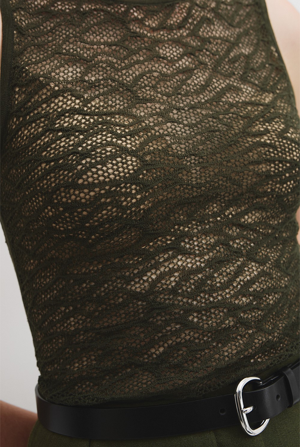 Lace Knit Tank