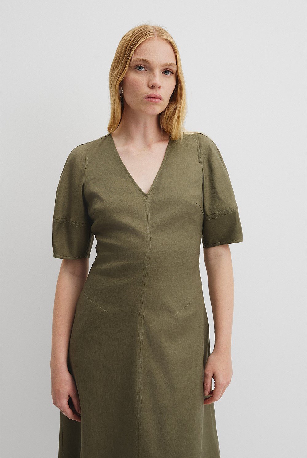 Fit and Flare Midi Dress