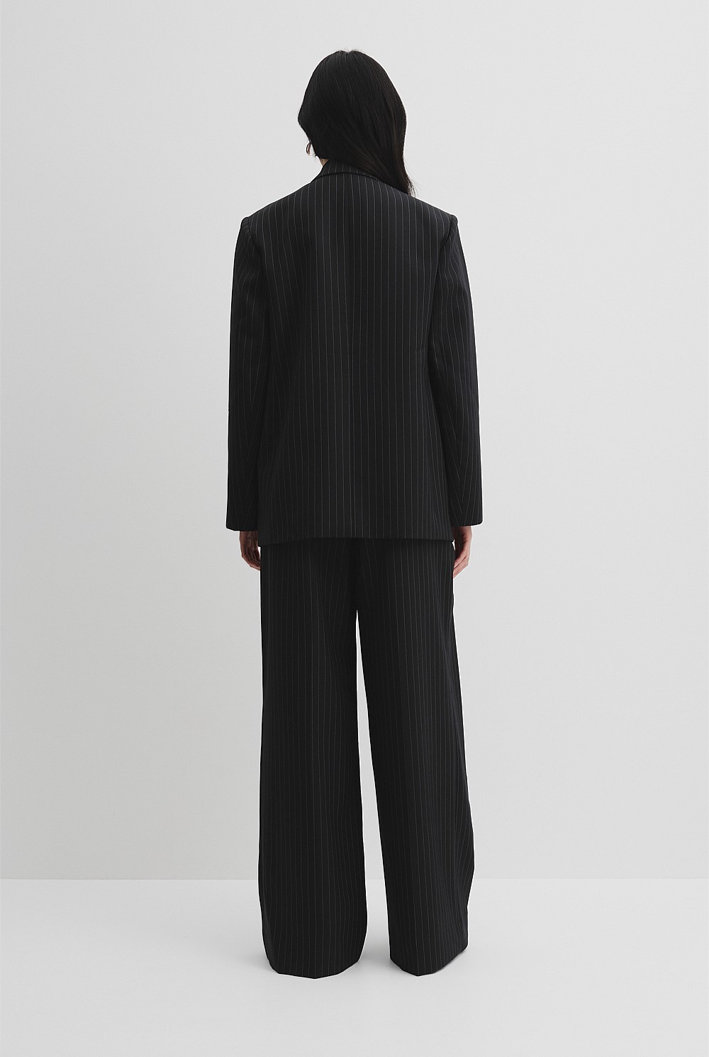 Pinstripe Blazer