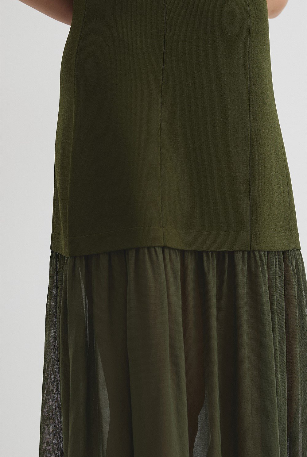 Boatneck Knit Dress