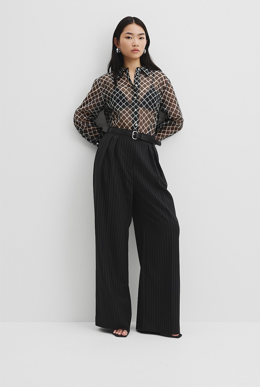 Print Organza Shirt