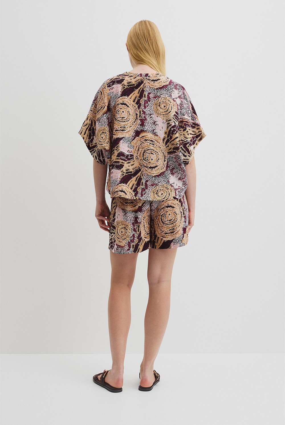 Country Road x Ngali Silk Print Shirt