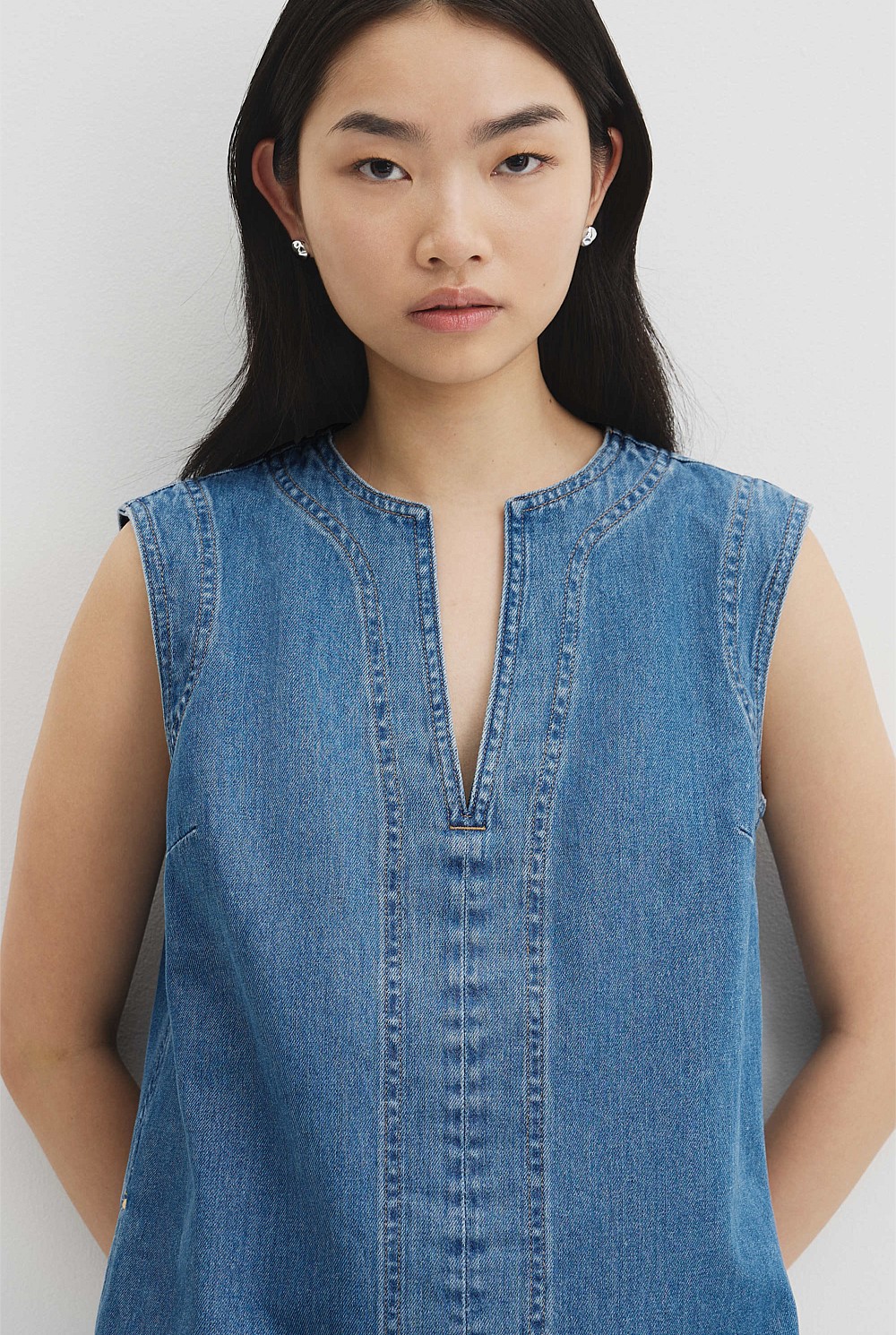 Denim Mini Dress