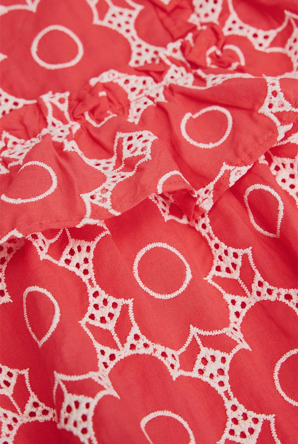 Broderie Frill Romper