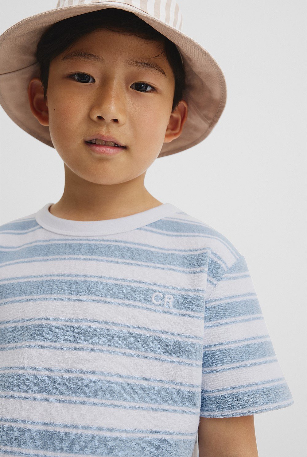 Organically Grown Cotton Relaxed Terry T-Shirt
