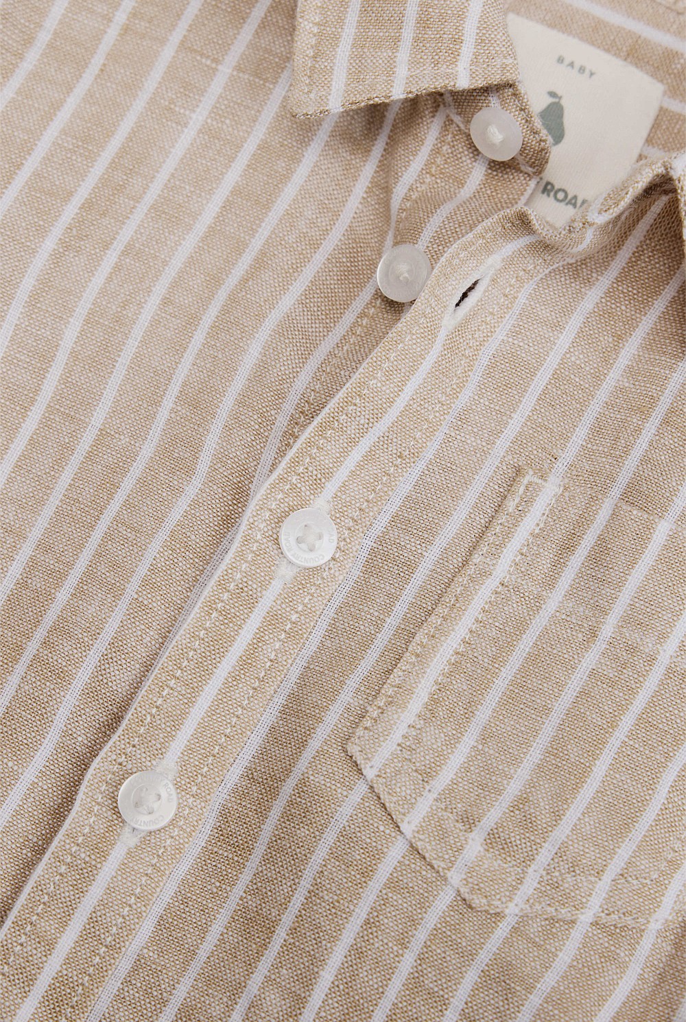 Organically Grown Linen Long Sleeve Linen Shirt