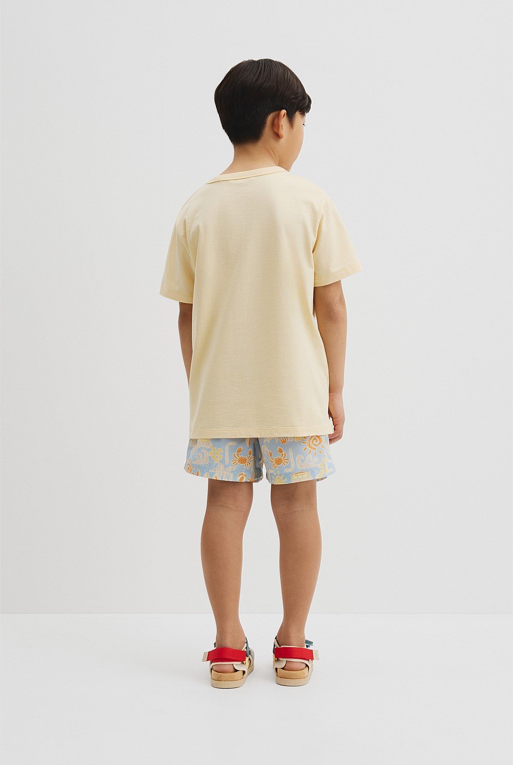 Organically Grown Cotton Boucle Logo T-Shirt