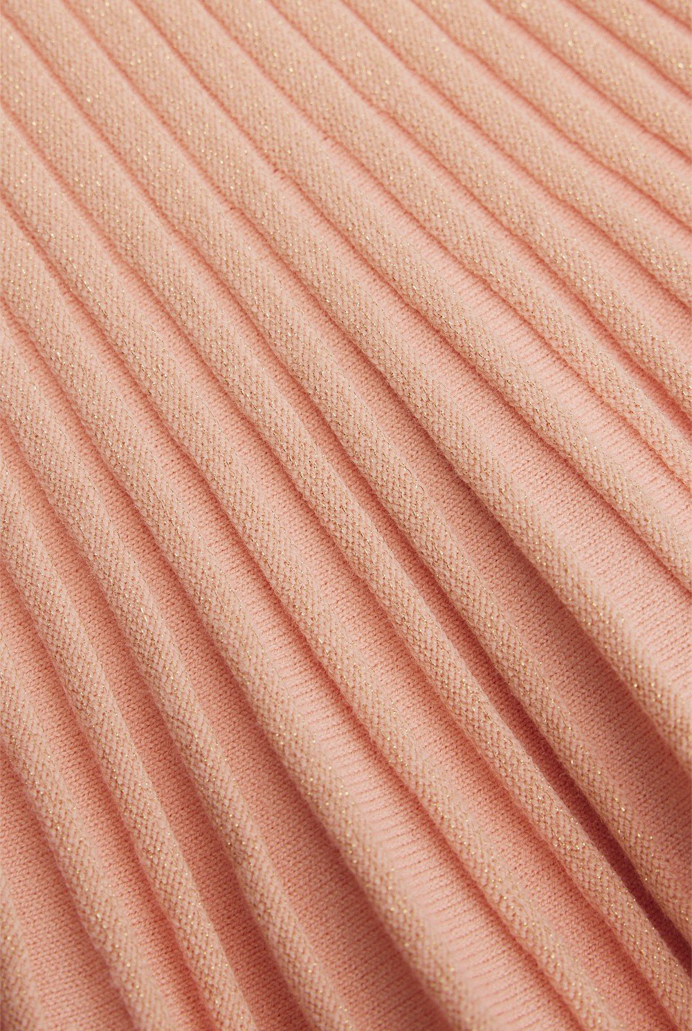Organically Grown Cotton Blend Metallic Knit Dress