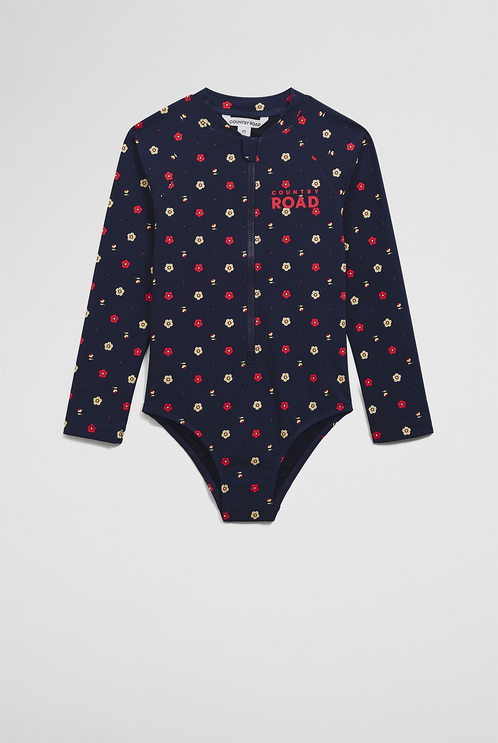 Geometric Floral Swimsuit