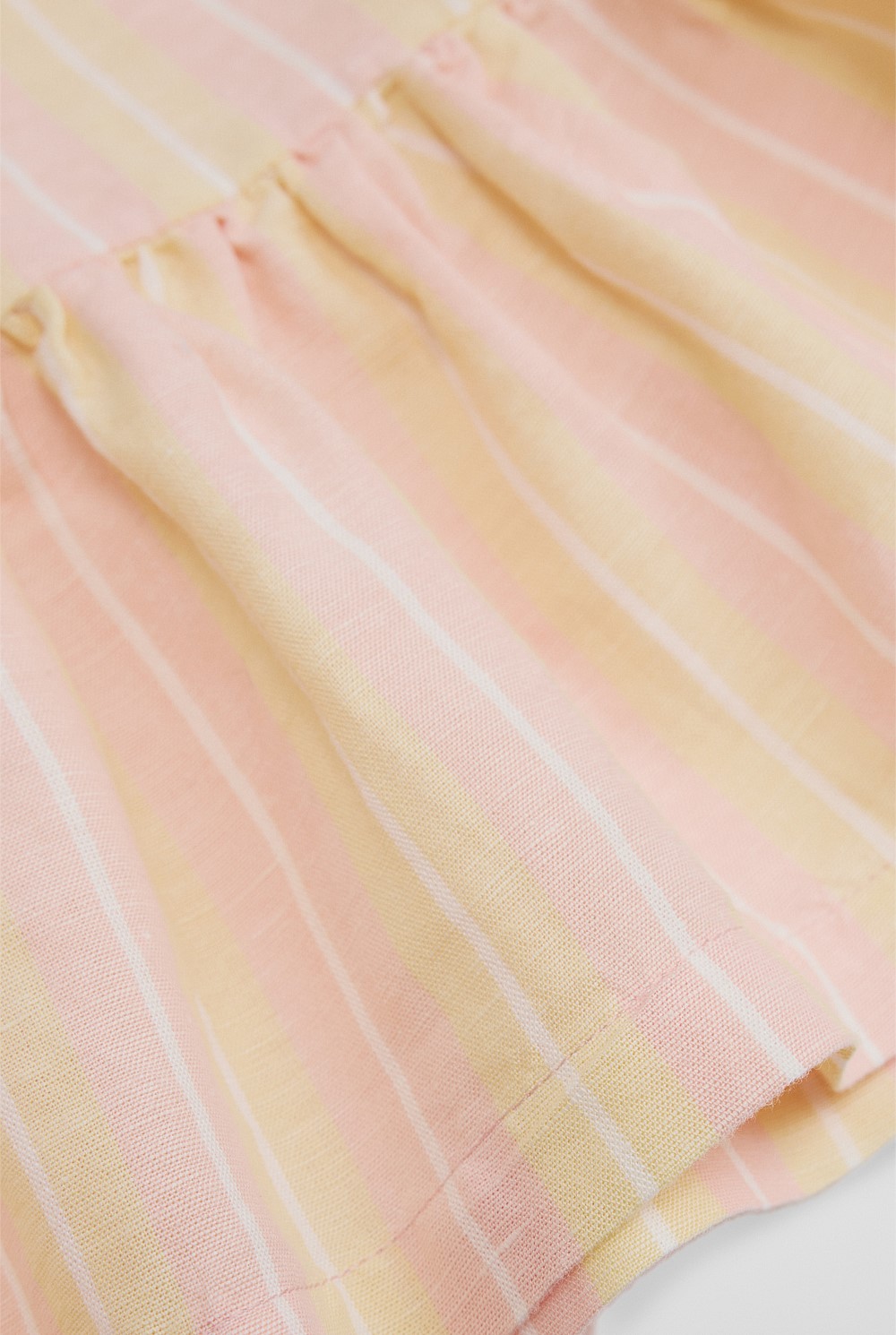 Linen Ruffle Top