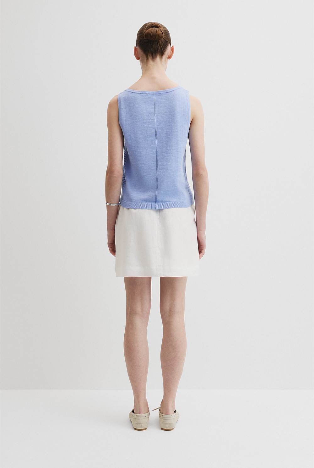 Organically Grown Cotton Linen Blend Tank