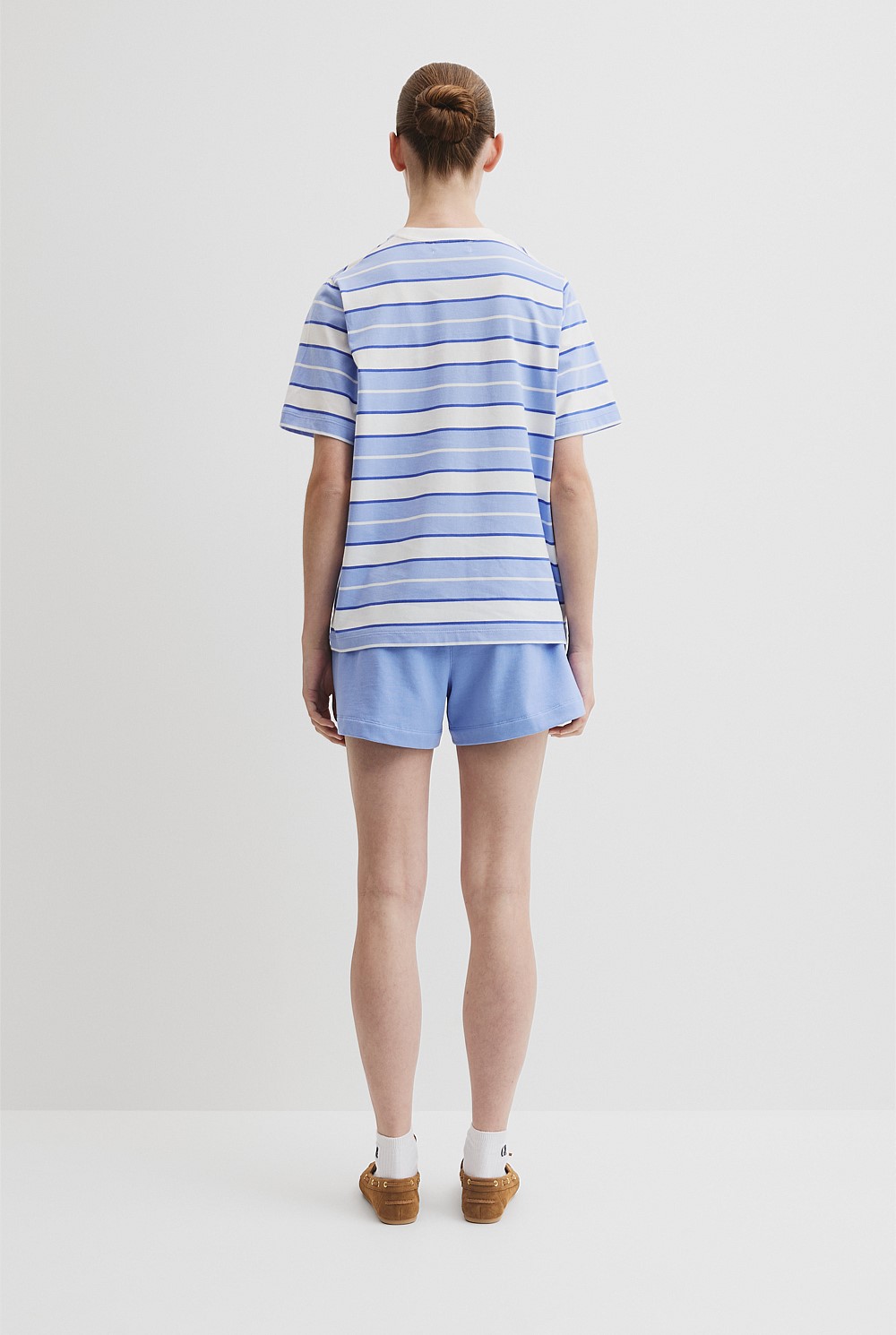 Australian Cotton Stripe CR T-Shirt