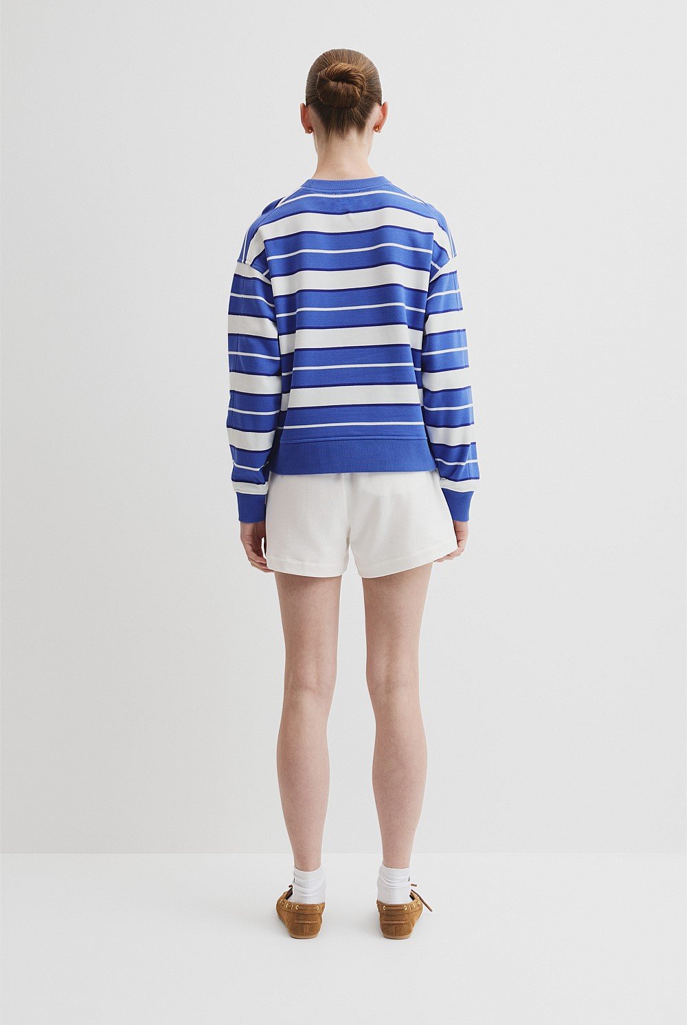 Australian Cotton Stripe CR Sweat