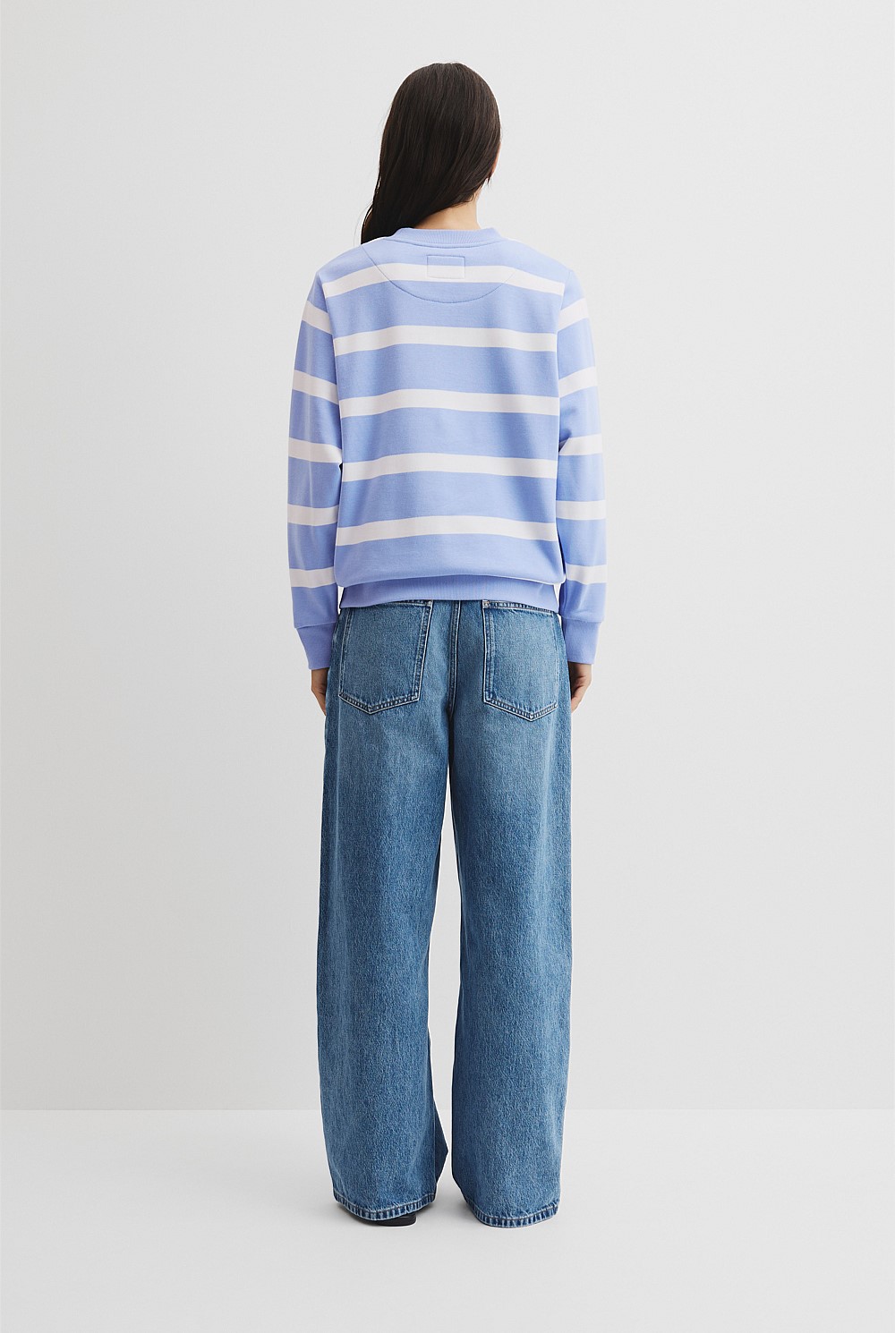 Australian Cotton Stripe Heritage Sweat