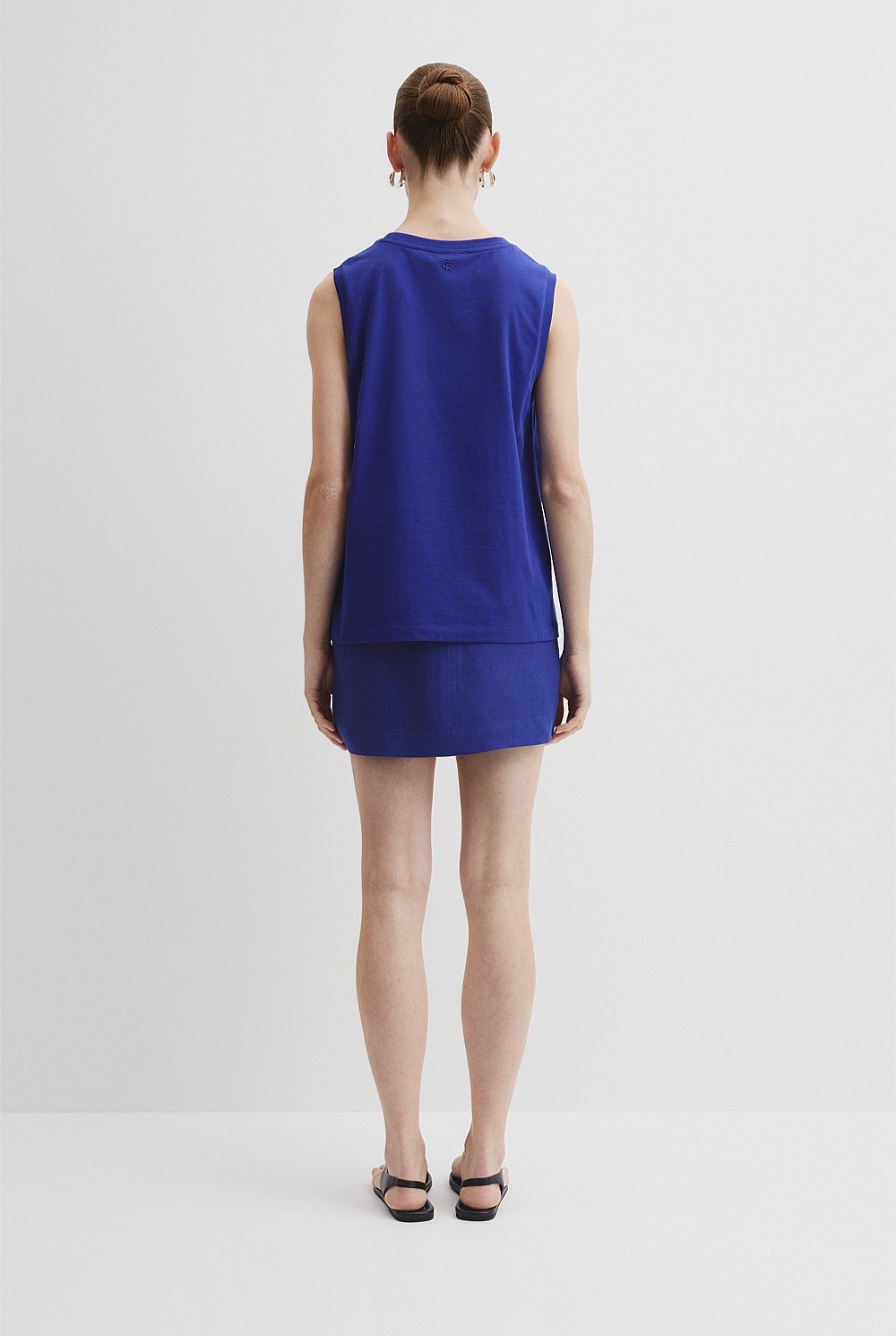 Australian Cotton Relaxed Crew Tank