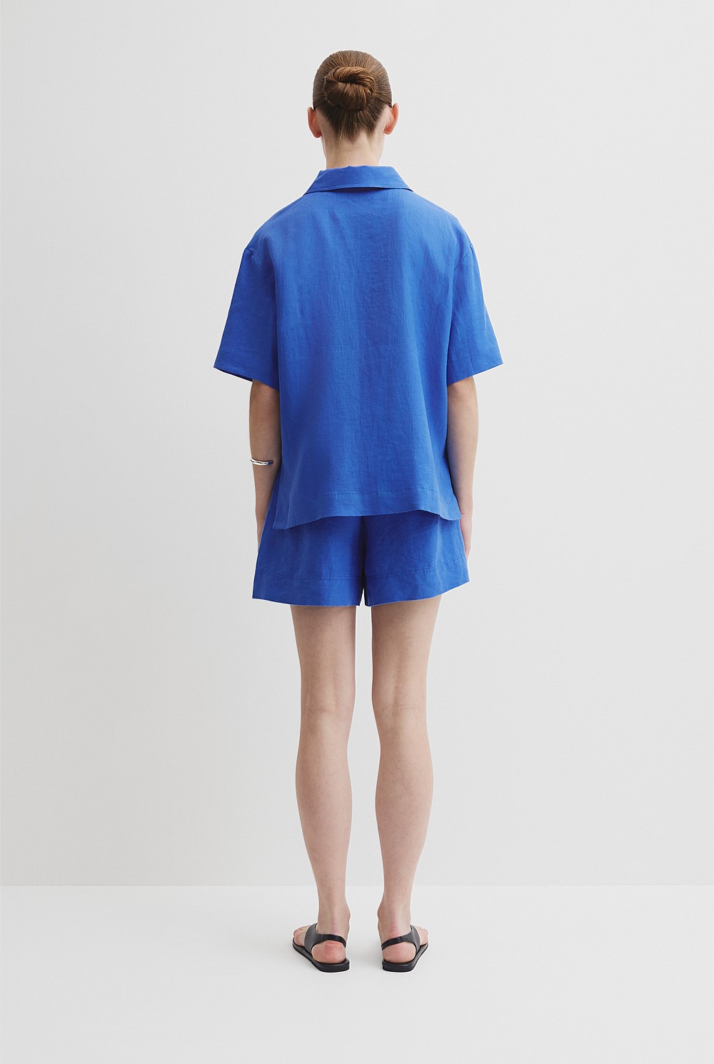 Organically Grown Linen Short Sleeve Shirt