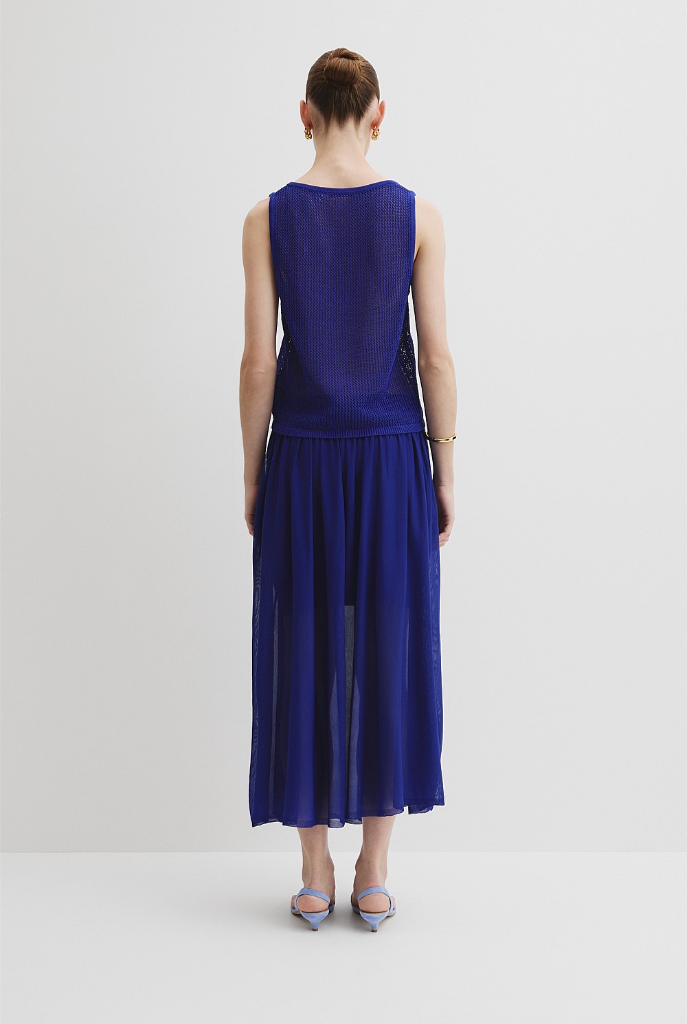 Micro Crochet Knit Tank