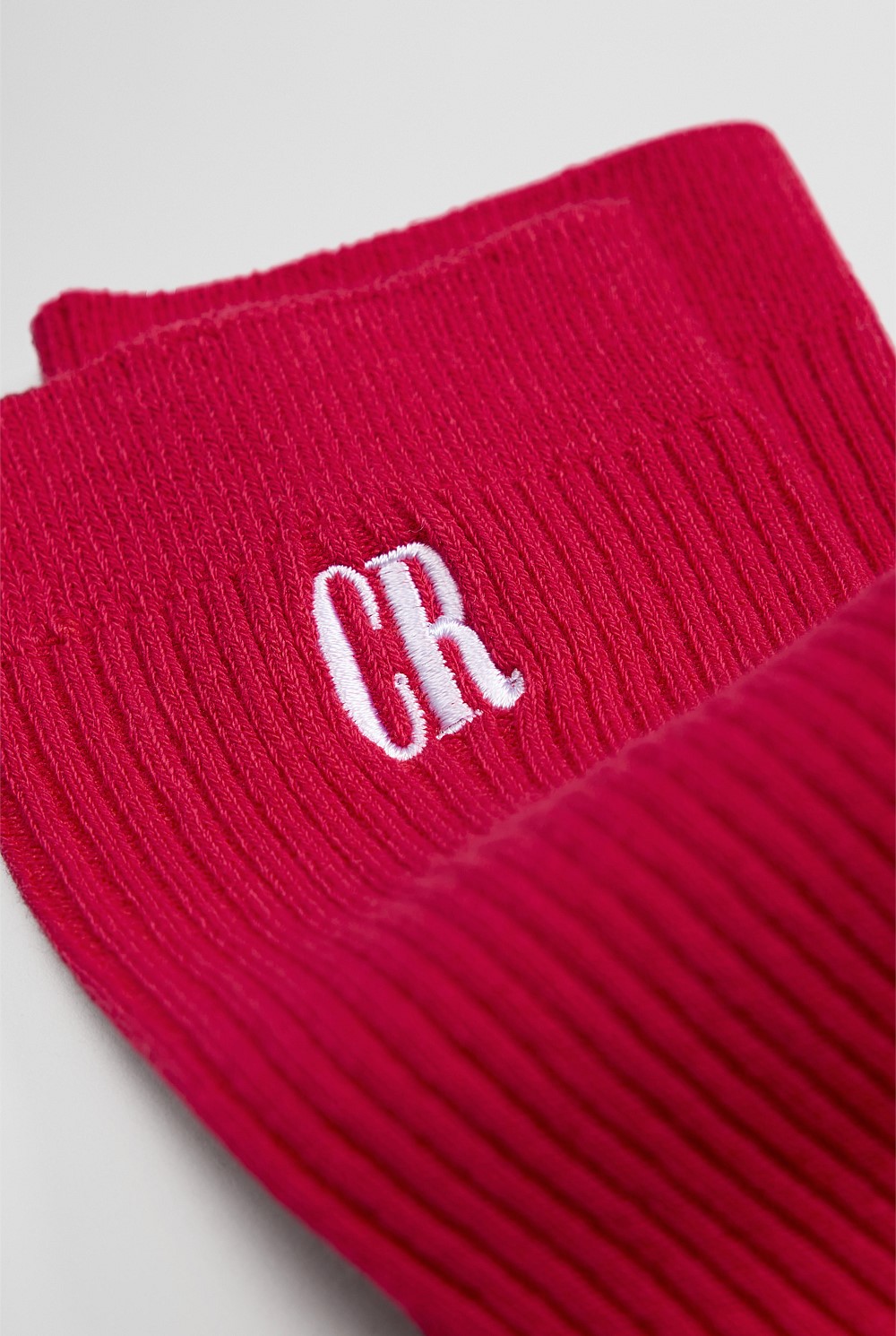 Australian Cotton Blend CR Ribbed Three Quarter Crew Sock