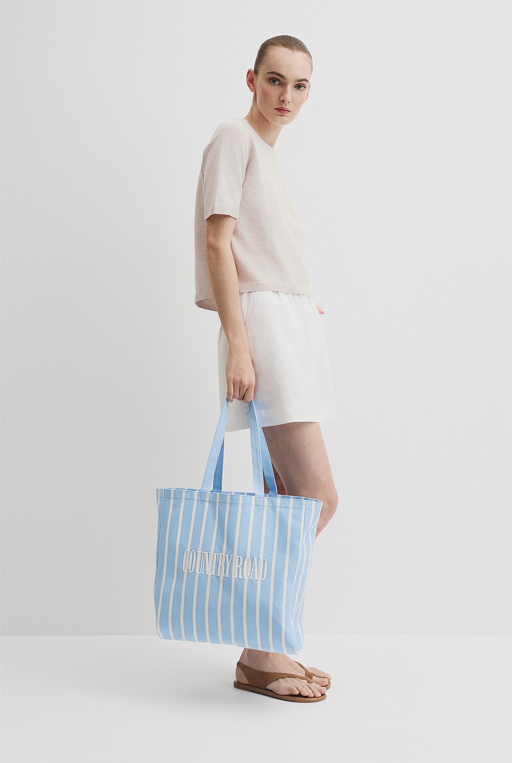 Australian Cotton Embroidered Heritage Shopper