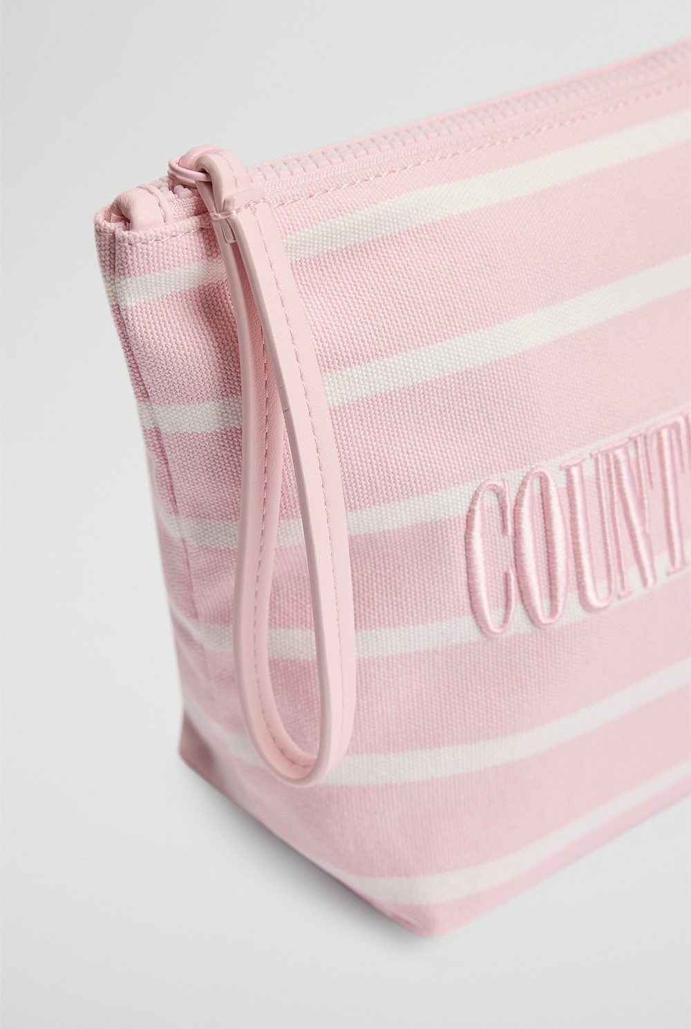 Australian Cotton Embroidered Heritage Tri Cosmetic Case