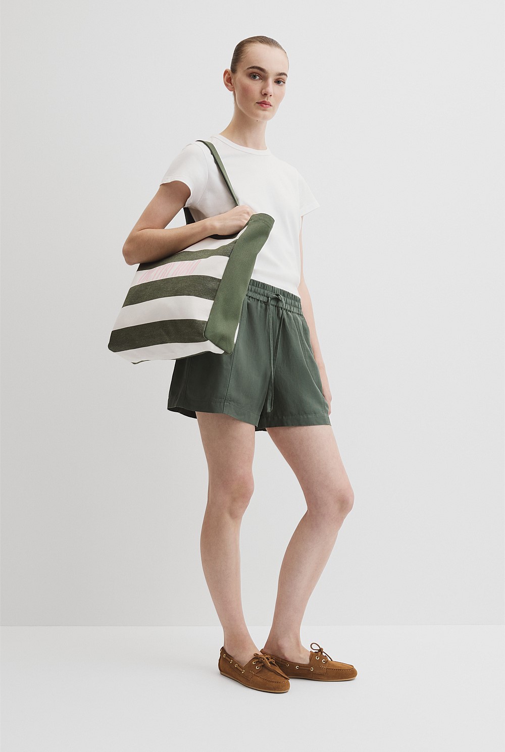 Australian Cotton Embroidered Heritage Shopper