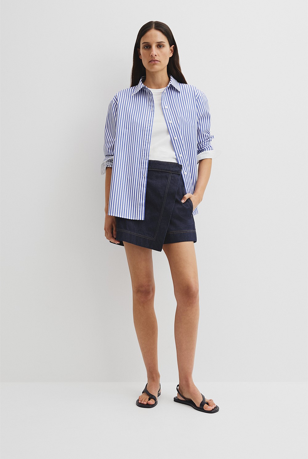 Australian Cotton Stripe Oxford Shirt