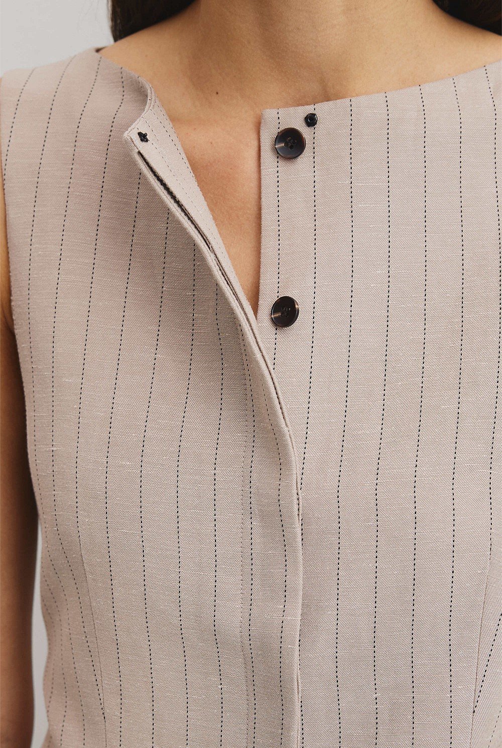 Pinstripe Vest