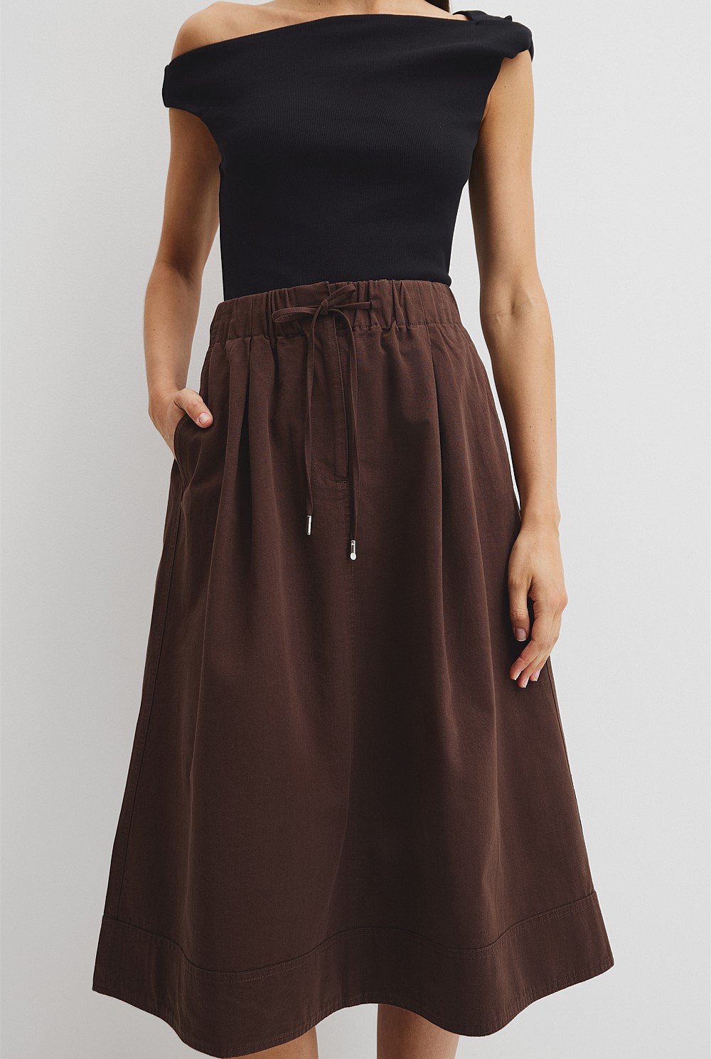 Organically Grown Cotton Pull-On Skirt