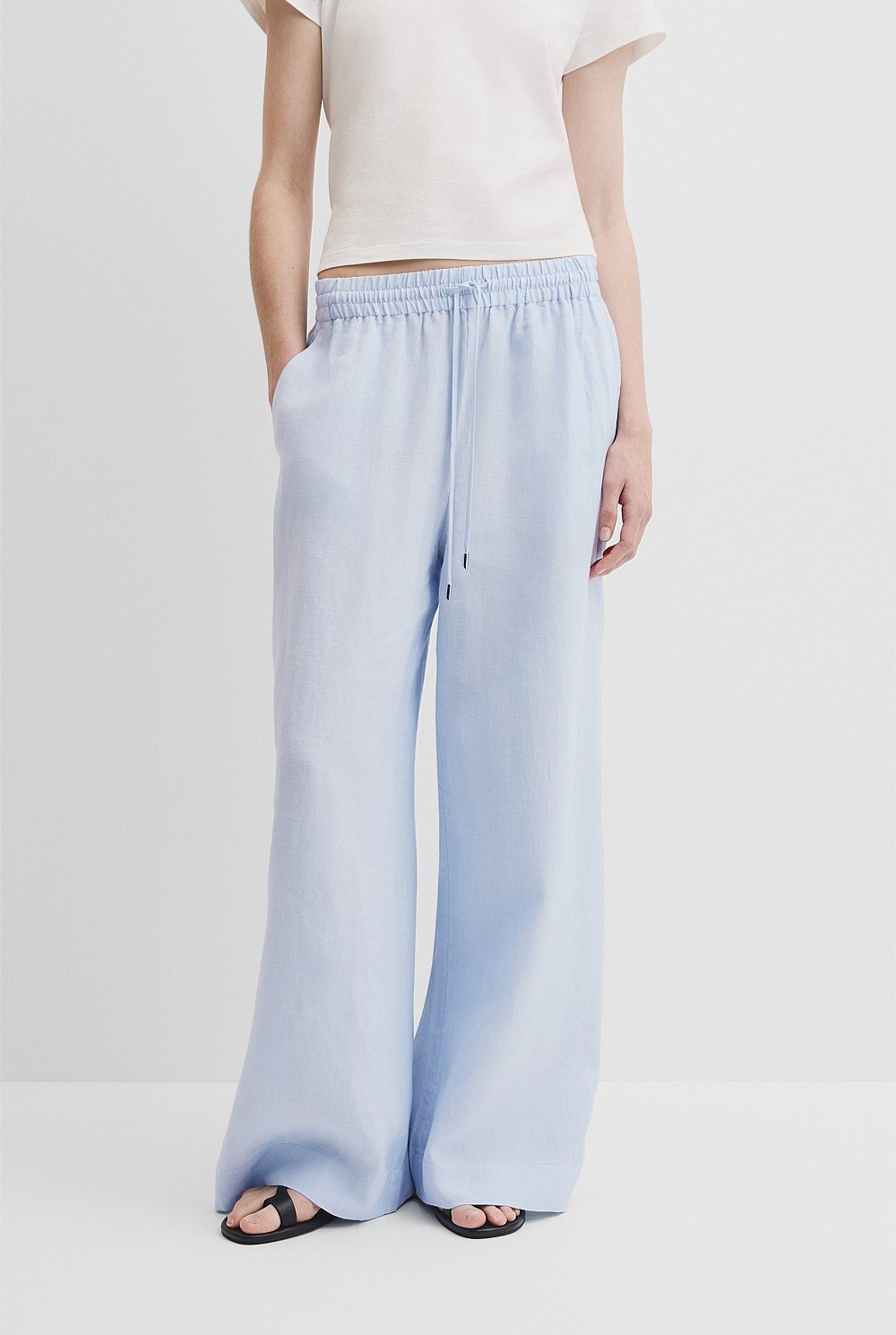 Organically Grown Linen Pull-On Pant