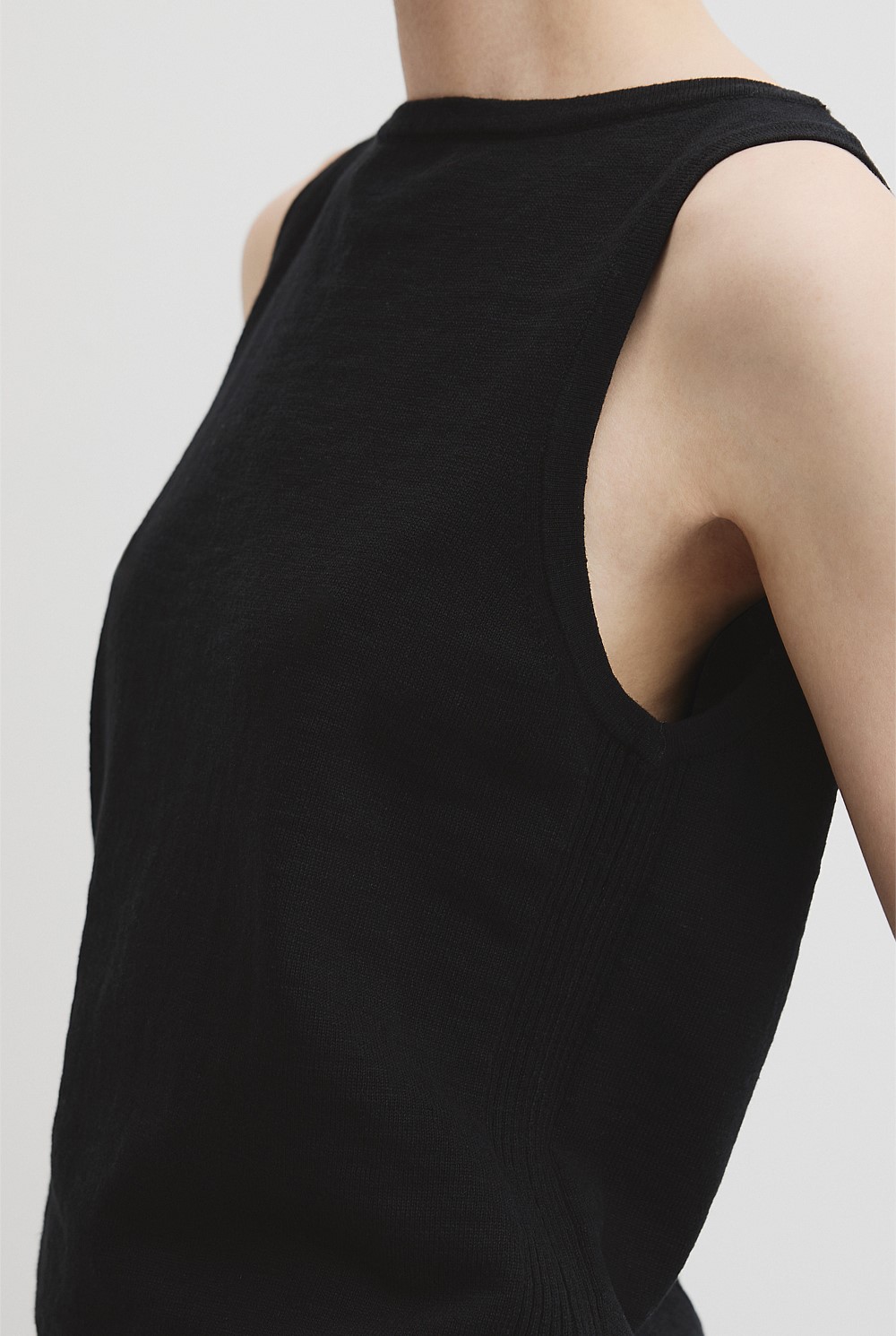 Organically Grown Cotton Linen Blend Tank