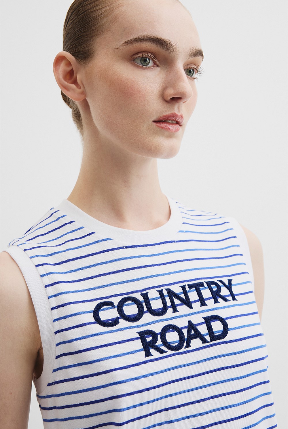 Australian Cotton Stripe CR Dress