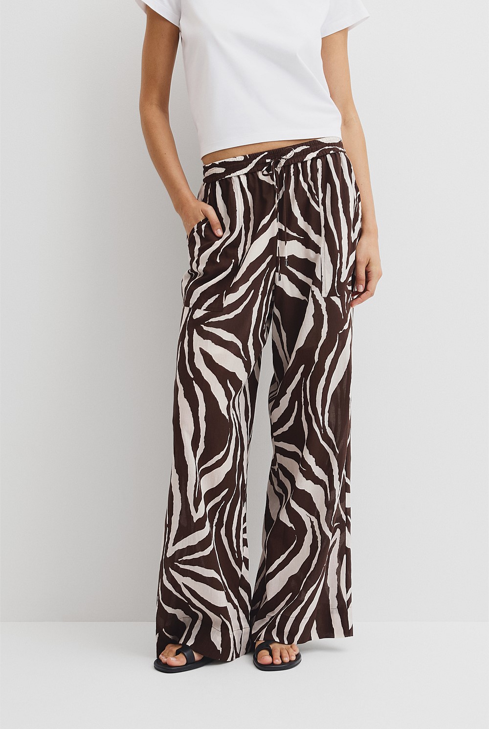 Print Pull On Pant